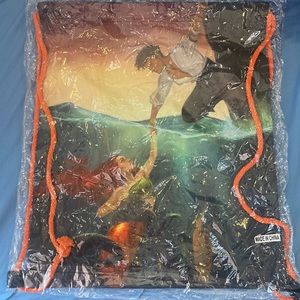 Little mermaid drawstring bag